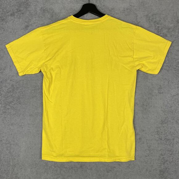 Oregon Ducks Shirt Mens Medium Yellow NCAA Football Rose Bowl Game 2010 Pasadena - Picture 3 of 9